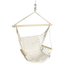 Závěsné křeslo Vint 2 NEW – 90x107 cm, bílá Kondela