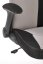 Kancelářská židle BLOOM - látka, černá / šedá