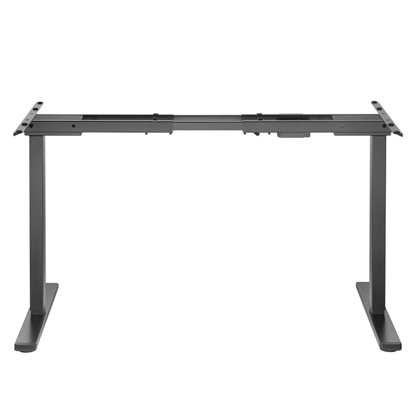 Elektricky výškově stavitelný rám stolu POWERTON – rozsah 500 mm, černá, 100 kg