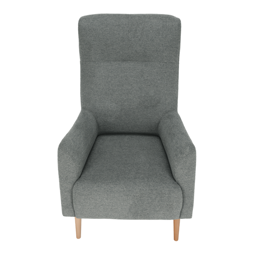 Křeslo ušák SAMY — masiv, látka, více barev