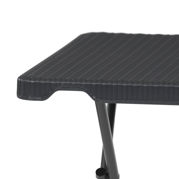 Záhradný set KRAFT 1+2 – sivý plast a kov