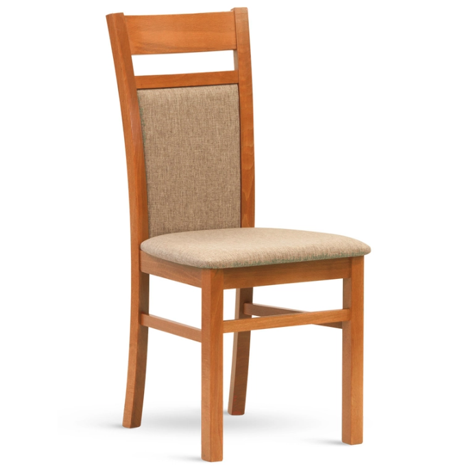 Jídelní židle VITO – čalouněné varianty, více barev a provedení Stima - KOSTRA: olše, Sedák: boss 4 camel