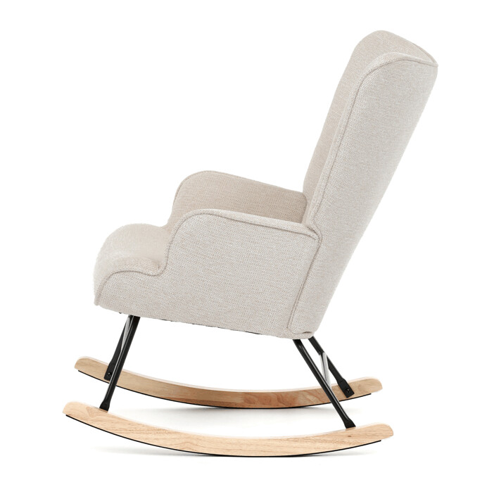 Hojdacie kreslo YAO – béžová, látka, ergonomický dizajn Autronic