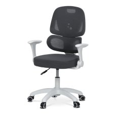 Dětská židle LOLA -  s výškově nastavitelným šedým síťovaným sedákem Autronic