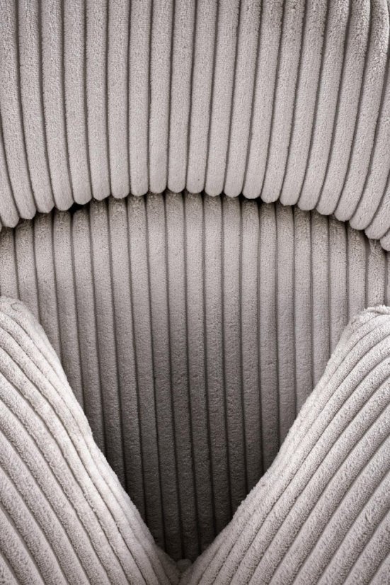 Relaxačné otočné kreslo MERRY 2 — oceľ, menčestrová látka, viac farieb - Farebné varianty MERRY 2: Krémová