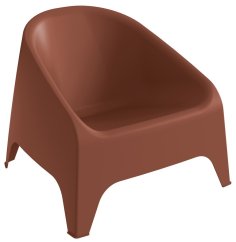 MATERA plastové křeslo - terracotta