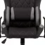 Herní židle ERACER V606 – černá/šedá, látková, nosnost 130 kg