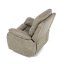 TV křeslo CHRISTOF s elektrickým polohováním — látka vintage, lanýžová Autronic