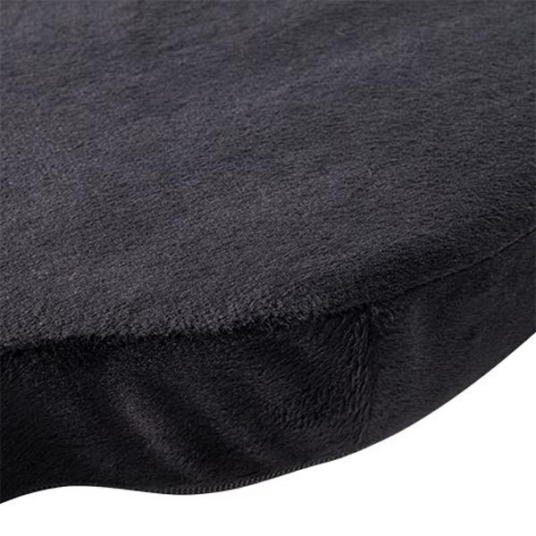 Ergonomický podsedák pod zadok - pamäťová pena, čierna