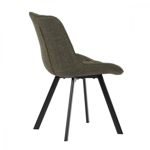 Jídelní židle VALEN — kov, látka, více barev - Barvy VALEN: Modrá