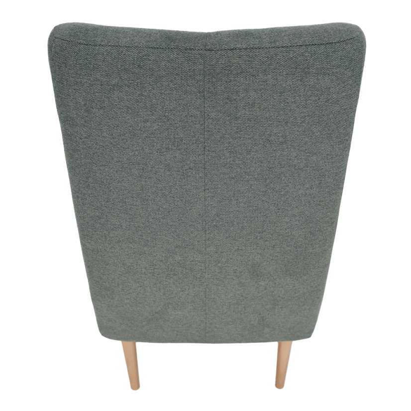 Křeslo ušák SAMY — masiv, látka, více barev