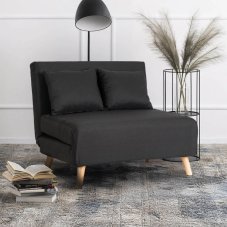 Kreslo MARRY 2 Čierne – Elegantný Rozkladací Komfort