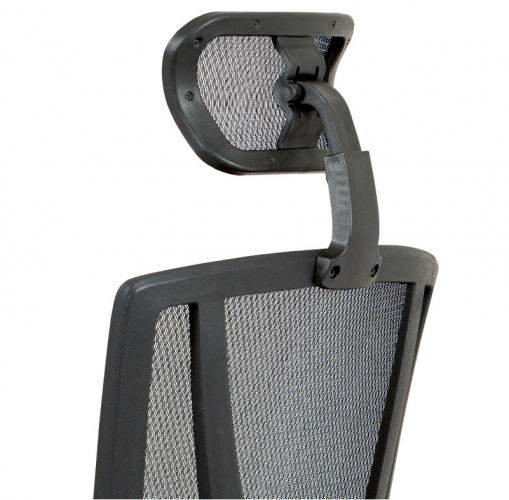 Kancelářská ergonomická židle NUOVO – černá, s podhlavníkem i bederní opěrou, nosnost 120 kg