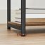 Industriálny odkladací stolík FORGE s USB a zásuvkou – MDF, 30x34x58cm Autronic
