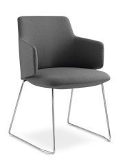 Jednací židle Melody Meeting 360-Q – látka, více barev, LD Seating