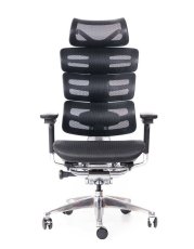 Ergonomická kancelárska stolička TRINITY — čierna Sego