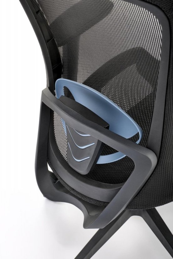 Kancelárska ergonomická stolička GOLIAT — sieť, čierna