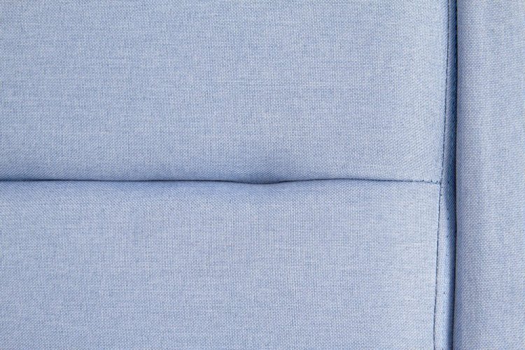 Dvoulůžková postel ELANDA –⁠ 140x200, látka, světle modrá