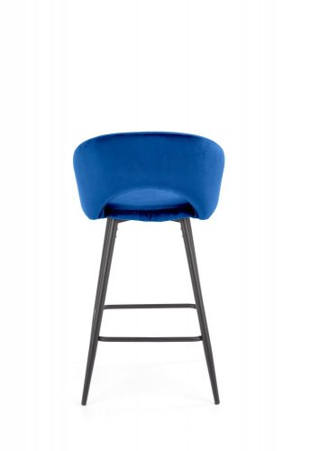 Barová židle LEO – samet, více barev - Čalounění LEO: Béžová
