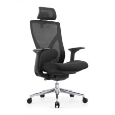 Kancelárska ergonomická stolička ERGO PRO — čierna, nosnosť 150 kg