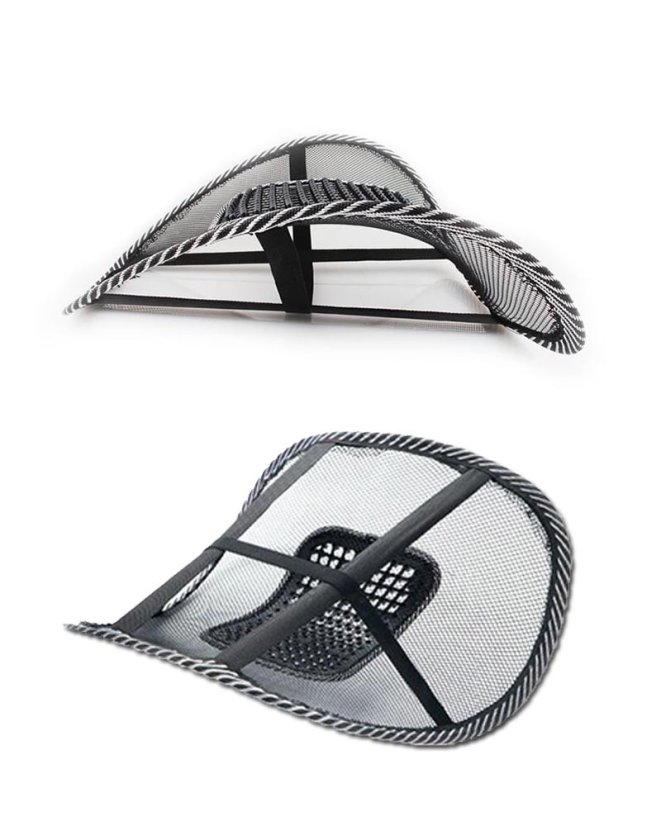 Chrbtová masážny opierka – čierna