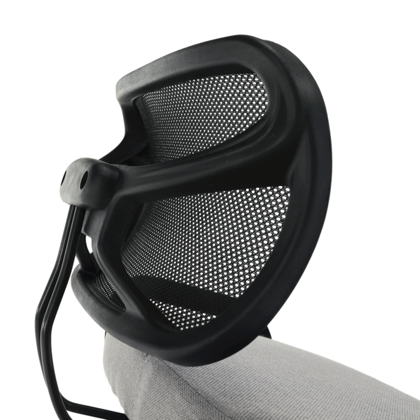 Ergonomická kľakačka RUFUS – Čierna, Látkový poťah
