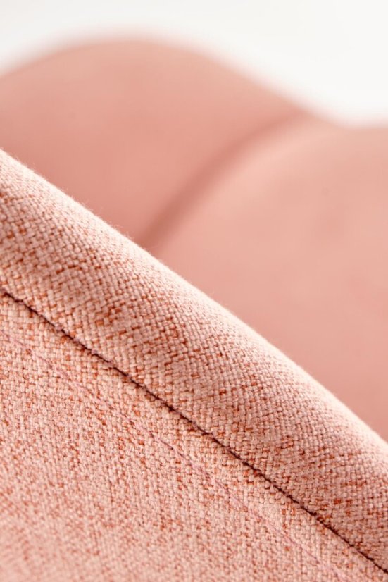 Kancelárska otočná stolička FALCAO — látka, ružová