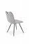 Jídelní židle REZA — kov, látka, více barev - Barevné varianty REZA: Černá