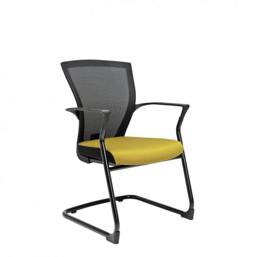 Jednací kancelářská židle Office More MERENS MEETING – více barev - Čalounění Merens: Černá BI 201