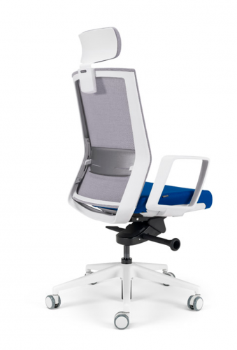 Kancelářská ergonomická židle BESTUHL S27 WHITE — více barev, snímatelný potah