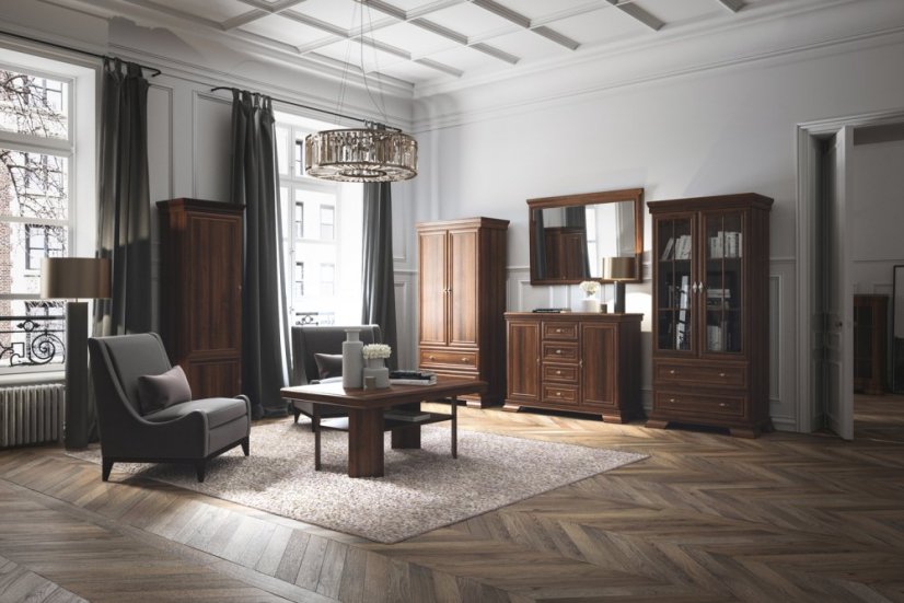 Konferenčný stôl KORA — 120x80x53 cm, samoa kráľ