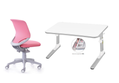 Dětský set Smarty JUNIOR – růžový set židle + stůl