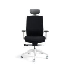 Kancelárska ergonomická stolička BESTUHL J2 WHITE SP — viac farieb, s podhlavníkom