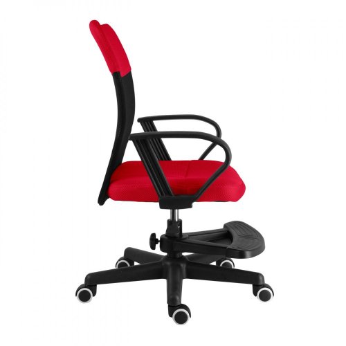 Detská stolička na kolieskach TIMMY II s podnožkou - látka, viac farieb - Barevné varianty TIMMY II  s podnožkou: červená