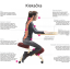 Ergonomická kľakačka RUFUS – ružová/čierna z kovu