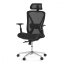 Kancelárska ergonomická stolička FLIP — sieť, čierna