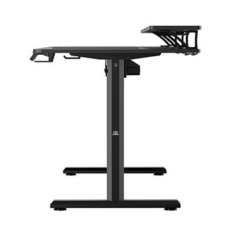 Elektricky výškově nastavitelný pracovní stůl HIGHLANDER XXL BLACK, 160x70 cm