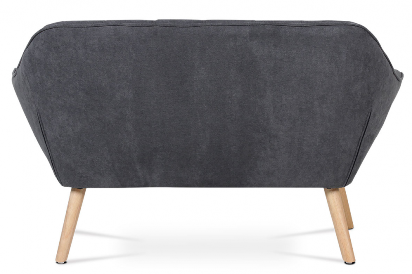 Relaxační sedačka YSTAD — masiv, šedá, nosnost 150 kg Autronic