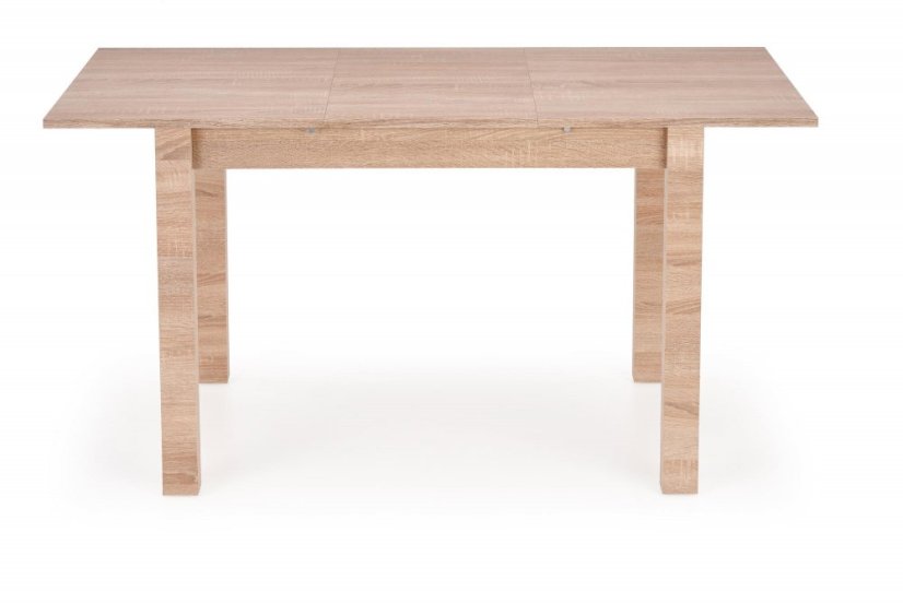 Jídelní rozkládací stůl GINO — 100x60 (+38cm), dub sonoma