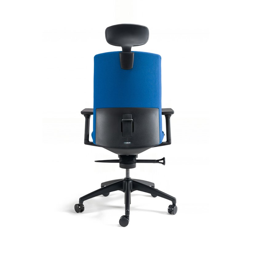 Kancelárska ergonomická stolička BESTUHL J2 SP — viac farieb, s podhlavníkom - Čalúnenie J2 SP: Modrá 214