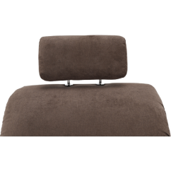 Relaxační křeslo SANTIAGO—  látka, hnědá Kondela