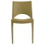 Plastová jídelní židle Stima PARIS – bez područek, stohovatelná - Barva plastu Stima: Moka