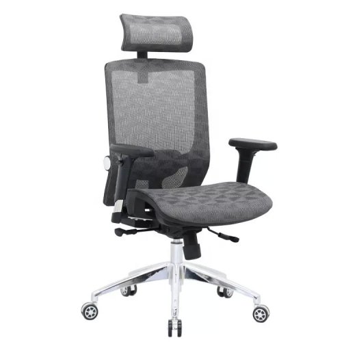 Kancelářská ergonomická židle AIRY – síť, šedá, nosnost 150 kg