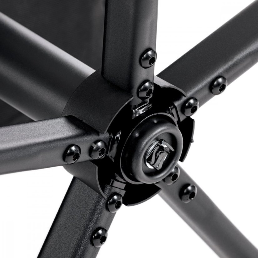 Kancelárske kreslo CYRUS — kov, ekokoža, siva