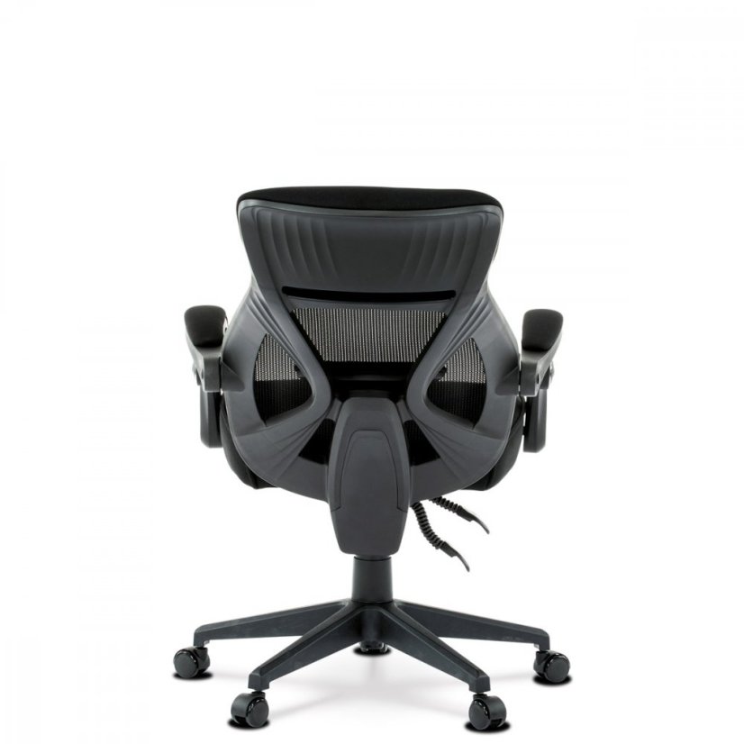 Kancelárska ergonomická stolička FOREX – látka, sieť, čierna