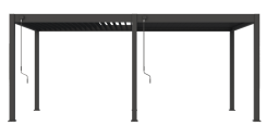 Bioklimatická pergola INTRO PLUS 6x3 m, hliník - volně stojící