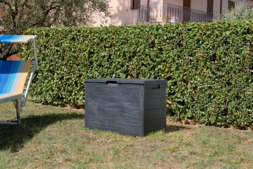 WOODYS zahradní plastový úložný box 160 L - grafit