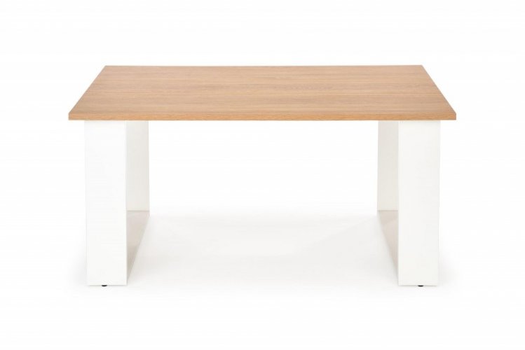 Konferenční stolek LIBRA – zlatý dub / bílá