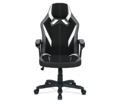 Herní křeslo ERACER Y326 – látka, šedá/černá, nosnost 130 kg