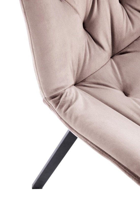 Elegantné Béžové Kreslo BECKY s otočnou funkciou Halmar